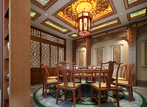 萍乡中式古典风格家居装修设计效果图